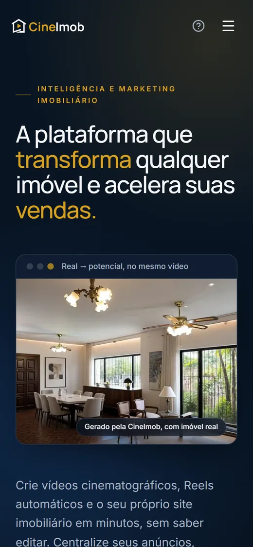 CineImob no celular