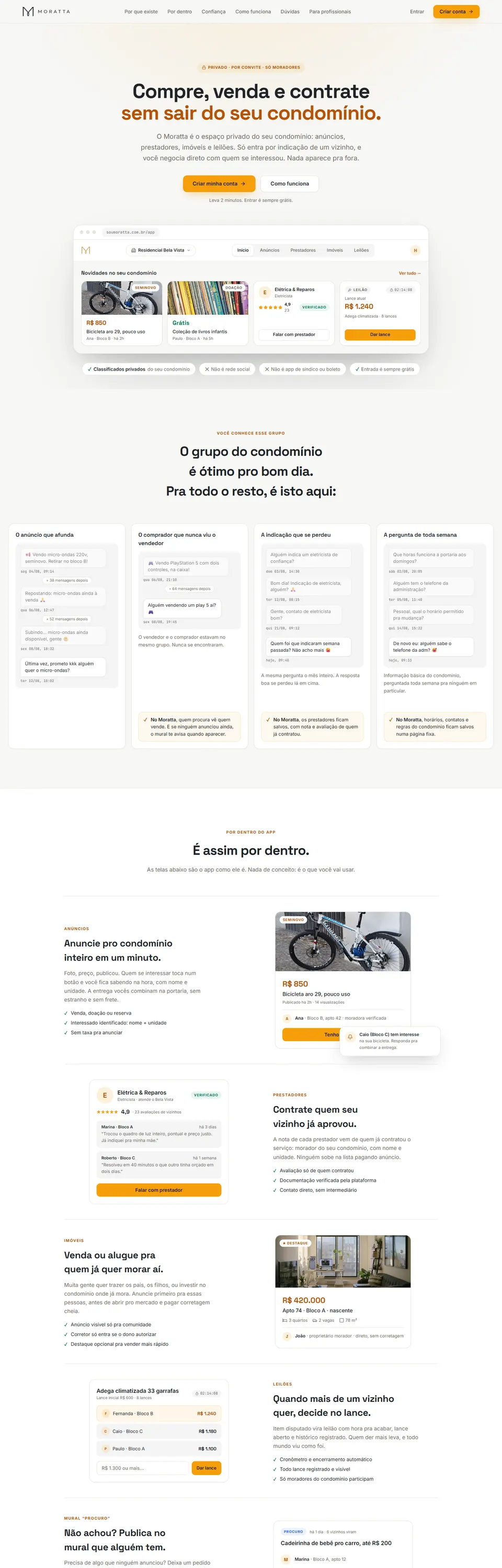 Plataforma Moratta rolando, versão de computador